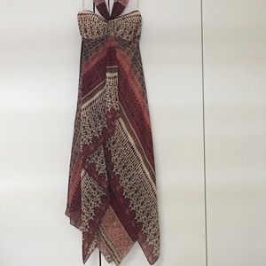 BCBG Paris boho style silk dress